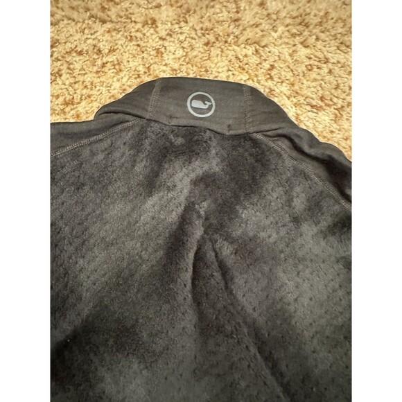 Vineyard Vines black soft textured fleece full zip up girls L(16-18) - Picture 5 of 6